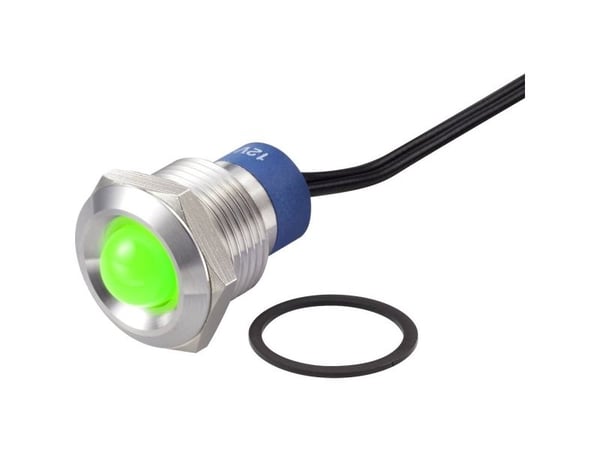 TRU COMPONENTS TC-7495260 LED-diod Grön 12 V