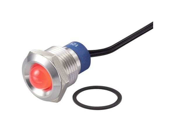 TRU COMPONENTS TC-7495256 LED-diode Rød 12 V