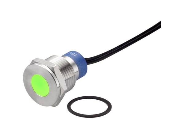TRU COMPONENTS TC-7495244 LED-diod Grön 12 V