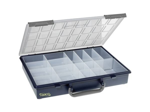 raaco Assorter 55 4x8-17, Polypropylen (PP), Blå, 338 mm, 261 mm, 57 mm, 850 g