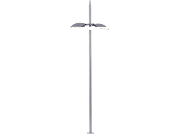 Viessmann Modelltechnik H0 Katuvalaisin kaksinkertainen Valmis malli 6034 1 kpl