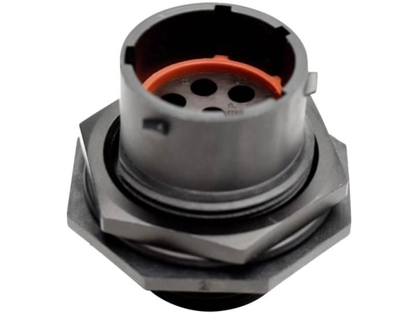 Amphenol RTS 7 14N 8P03 rundkontakt, rett, samlet antall poler: 8, serie Ecomate Aquarius, 1 stk