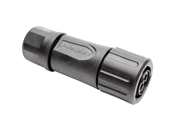 Amphenol RTS 6BS 10N 2S03 rundstiftkobling, rett 4-polet; Ecomate Aquarius, 1 stk