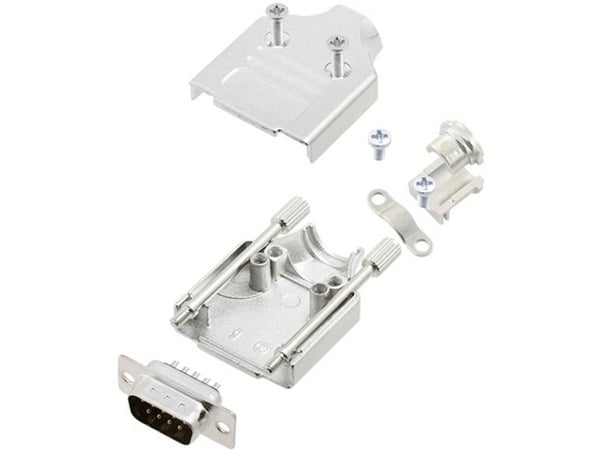 TRU COMPONENTS TCMHDM09DMPK 7708536 D-SUB pinnelistsett 180° Antall poler: 9 Lodde 1 stk