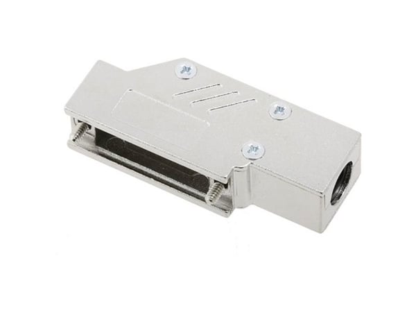 TRU COMPONENTS TCDCMR15ULP D-SUB poltall: 15 støpt sink 90° sølv 1 stk