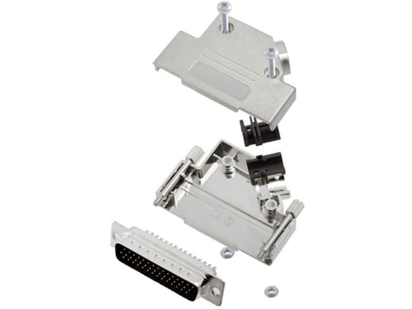 TRU COMPONENTS TCD45PKM25HDP44K 7709452 D-SUB-piikkiliuska 45° Napojen lukumäärä: 44 Juotoskuppi 1 kpl
