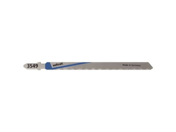 wolfcraft GmbH 4006885354906, Stikksagblad, Metall, Stål, Høykarbonstål (HCS), Grå, 10,5 cm, 1,2 mm