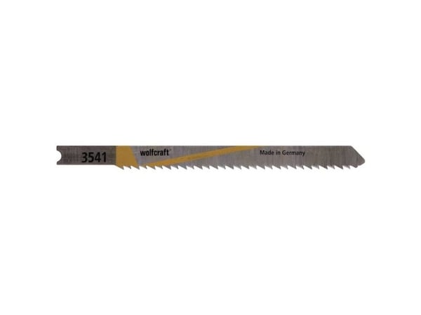 wolfcraft GmbH 3541000, Stikksagblad, Sponplate, MDF, Plast, Kryssfiner, Mykt tre, High Carbon Steel (HCS), 7,5 cm, 2,5 mm, 10 cm