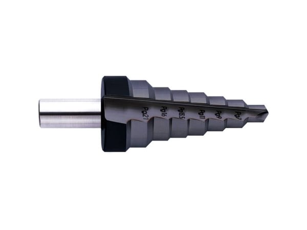 Exact 25301 HSS-trappborr, total längd 92 mm, TiAIN, cylindrisk skaft, 1 st