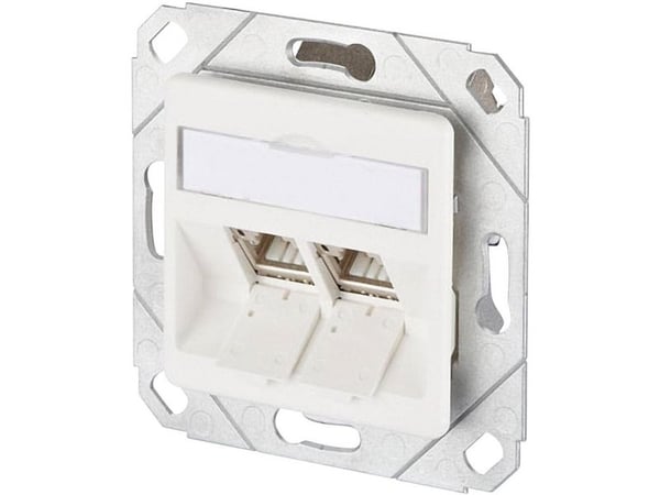 METZ CONNECT 130B12D21102-E, RJ-45, 6a, Vit, Akrylnitrilbutadienstyren (ABS), Zink, GHMT, CE, 50 V
