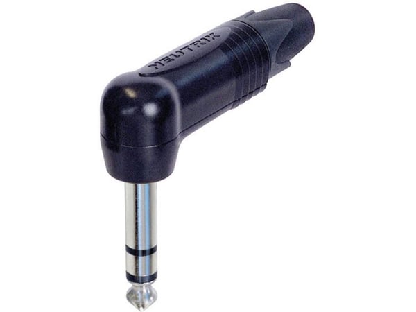 Neutrik NP3RX-BAG, 1/4" phone plug, Sort, Nickel, -20 - 65 °C, 15,4 mm, 52 mm