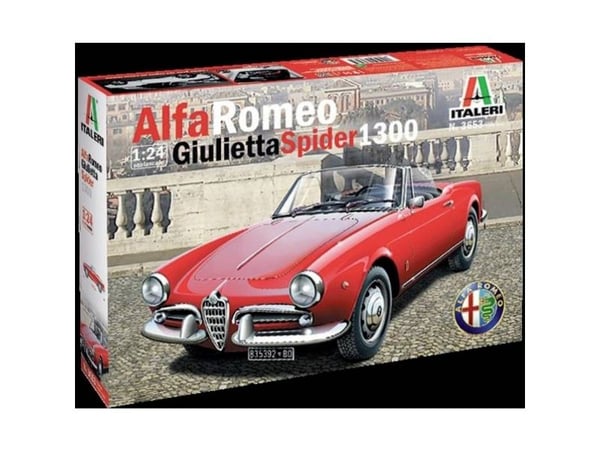 Bilmodell kit Italeri Alfa Romeo Giulietta Spider 1300 3653 1:24