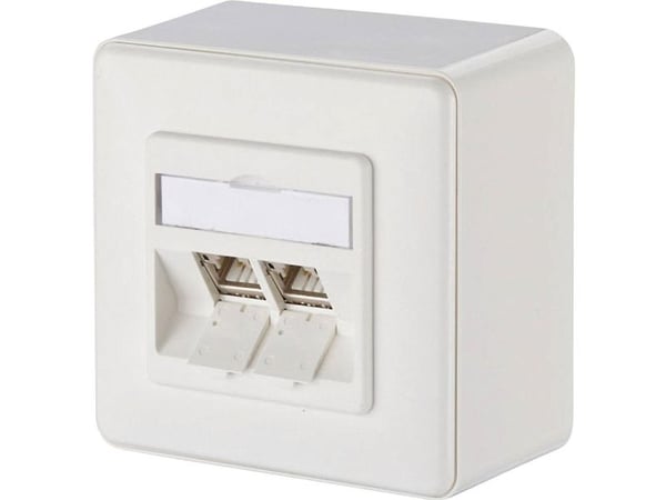 BTR NETCOM 130B12D20002-E, RJ-45, 6a, Valkoinen