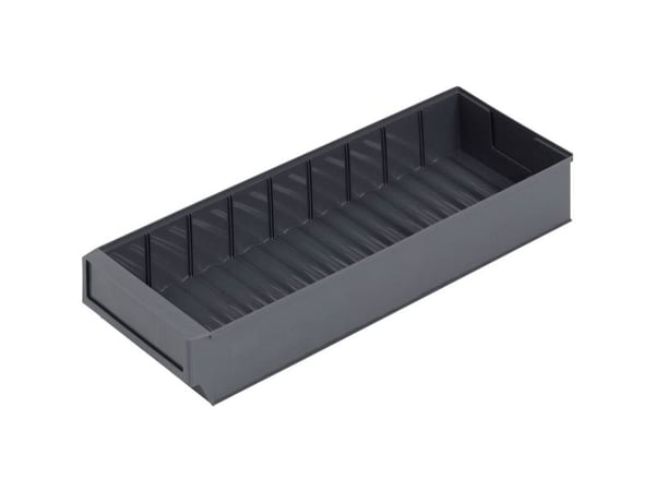 Alutec 66032 oppbevaringskasser (L x B x H) 500 x 183 x 81 mm mørkegrå (1 stk)