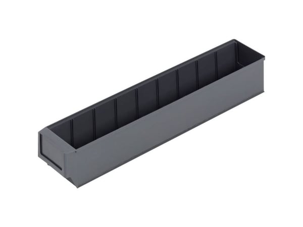 Alutec 66031 oppbevaringskasser (L x B x H) 500 x 91 x 81 mm mørkegrå, 1 stk.