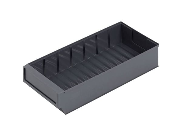 Alutec 66030 Oppbevaringskasser (L x B x H) 400 x 183 x 81 mm mørkegrå 1 stk