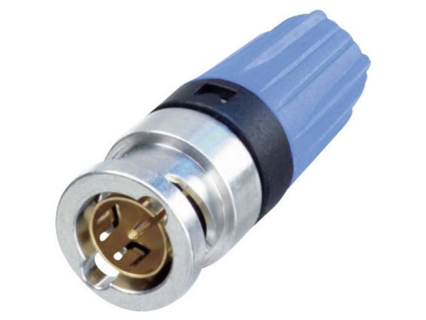 Neutrik NBNC75BLP9, BNC, BNC, 75 O, 50 V, 30 N, 25 N