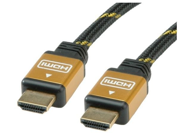 ROLINE HDMI/HDMI, 10 m, 10 m, HDMI Type A (Standard), HDMI Type A (Standard), Svart