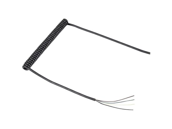 TRU COMPONENTS 1570978 Spiraalikaapeli 188 mm / 500 mm 4 x 0,12 mm² Lajittelu 1 stk