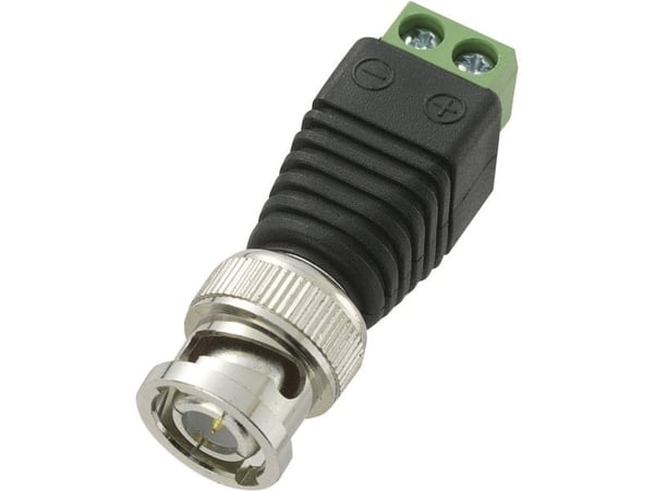 TRU COMPONENTS LT-BNC-DC 735822 BNC-liitin Pistoke, suora 50 Ω 1 kpl