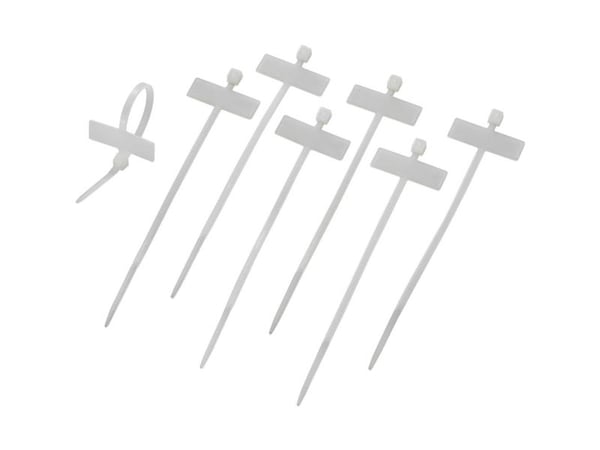 Ledermarkør skriftfelt: 25 x 9 mm natur 539830 100 stk.