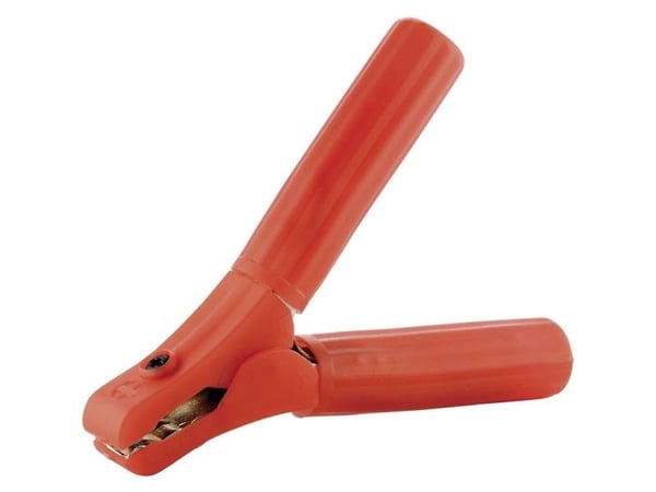 Ladelklemme maks. 600 A/30 V/DC skruer rød 600A. Innhold: 1 stk.