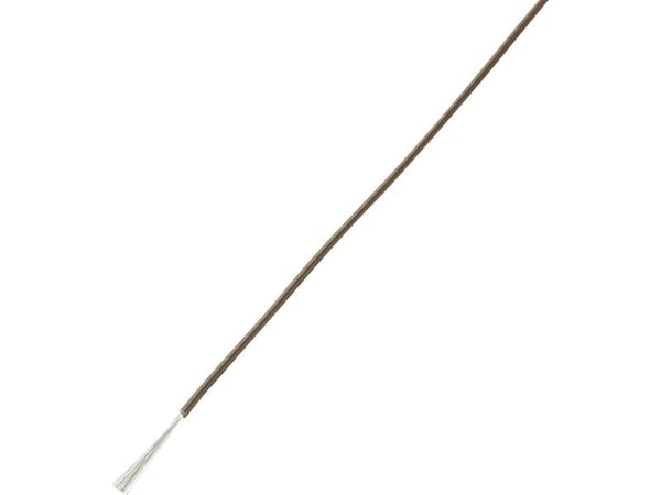 TRU COMPONENTS 1570695 Lanka LiY 1 x 0,75 mm² Ruskea 10 m