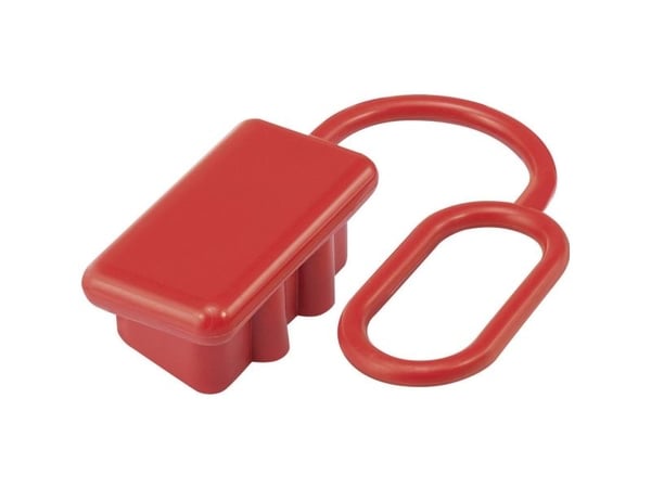TRU COMPONENTS støvhette for 120, høystrøms batterikontakt, rød (1 stk)