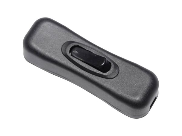 TRU COMPONENTS snörbrytare svart 1 x Off/On 2 A 1 st