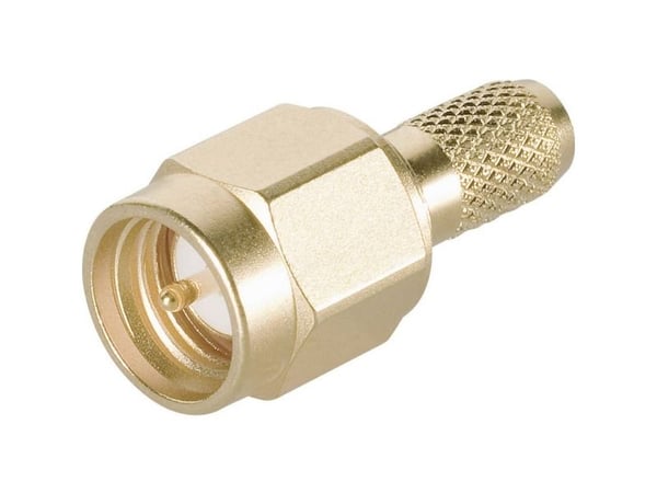 Telegärtner SMA-kabelkontakt crimp G05 löd/crimp C0105, G05 (RG-223/U), RG-142 B/U, guld (standard) – 1 st (J01150A0031)