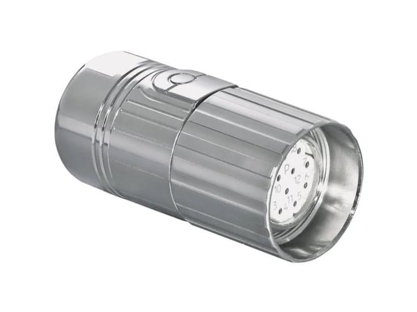 Industrikontakt M23-serie 623 - signals kontakt ASTA013FR01400100C00 Intercontec, innhold: 1 stk