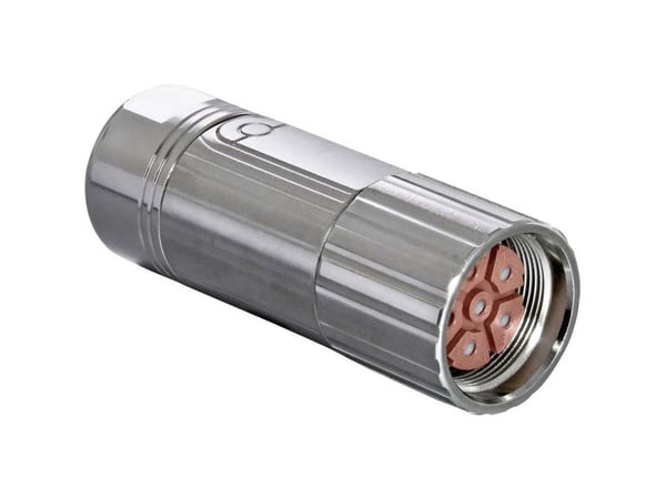 Industrikontakt M23-serie 923 - Power Connectors BSTA085FR03480235C00 (Intercontec), innhold: 1 stk