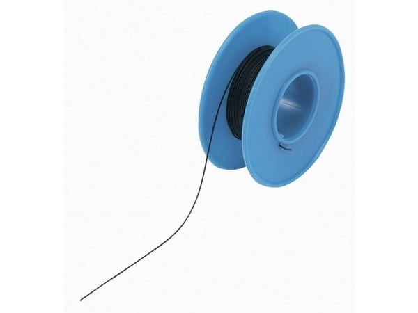 TRU COMPONENTS 1570181 Viklingstråd Wire Wrap 1 x 0,01 mm² Sort 15 m