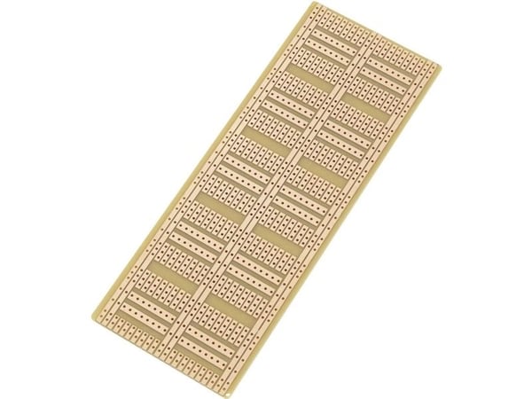 TRU COMPONENTS SU527181 kretskort, hardt papir (L x B) 60 x 160 mm, 35 µm, rutenett 2,54 mm, 1 stk
