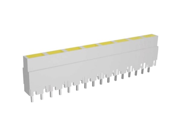 Signal Construct ZALW 081 LED-lisse 8x gul 40.8 x 3.7 x 9 mm