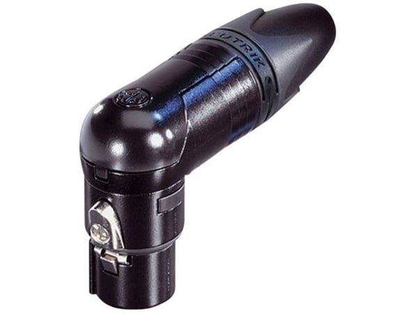 Neutrik NC4FRX-B, XLR, Sort, Nikkel/gull, IP40, 1,5 mm², 1500 V