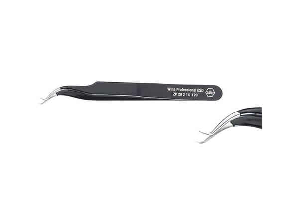 Wiha ZP 20 2 14, Sort, Rustfritt stål, 15 g, 120 mm