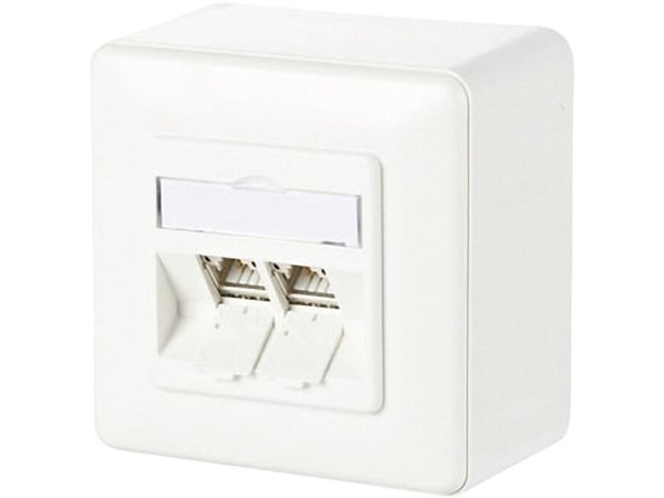 BTR NETCOM 130B11D20002-E, RJ-45, 6a, Valkoinen