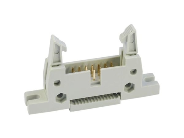 econ connect WS26SKVL, DIN 41651, Harmaa, Kupari, 1000 V, 5000 mO, 3 A