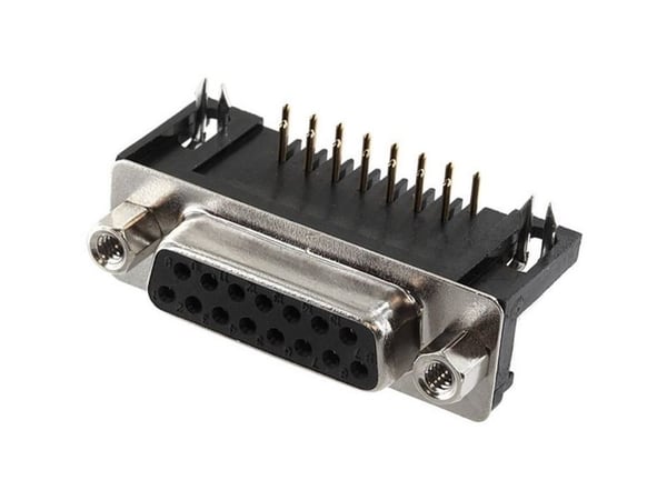 econ connect BUN15WB/9, D-Sub, Musta, Kupari, Terästä, Kestomuovipolyesteri (PBT), 500 V, 30 mO, 3 A