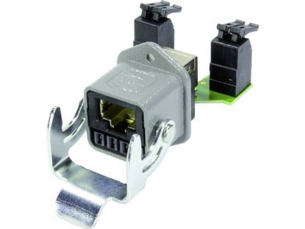 Industrikontakt Amphenol C146 09452151760 HARTING Innhold: 1 stk vegggjennomføring