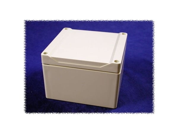 Hammond Electronics 1555PGY universalkabinett 120 x 120 x 80 ABS grå (1 stk.)