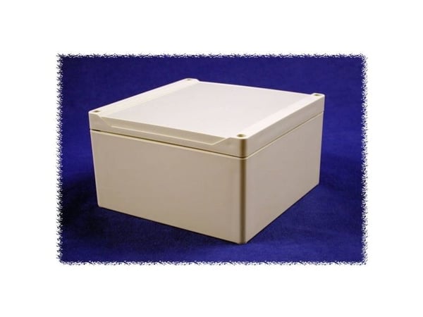 Hammond Electronics 1555SGY universalkabinett 160 x 160 x 90 ABS grå 1 stk