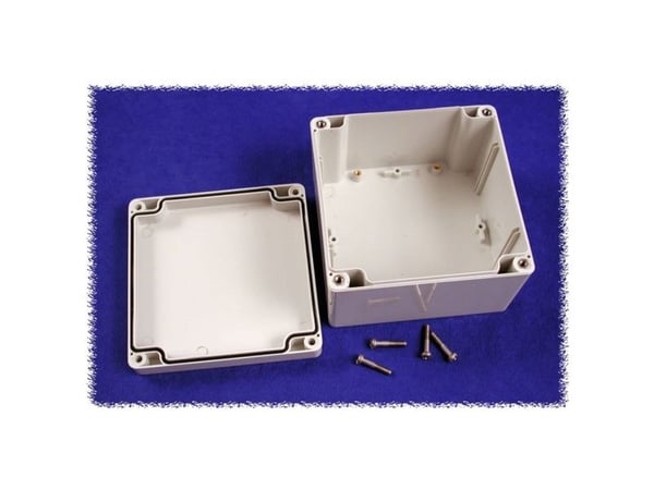 Hammond Electronics 1554P2GY Universalkabinet 120 x 120 x 80 Polykarbonat Grå 1 stk Hammond Electronics 1554P2GY Universalkabinet 120 x 120 x 80 Po...