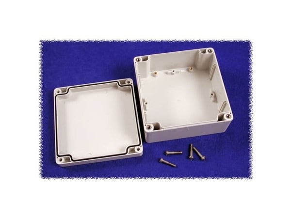 Hammond Electronics 1554N2GY Universalkabinett 120 x 120 x 60 polykarbonat grå 1 stk