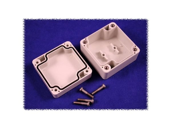 Hammond Electronics 1554B2GY Universalskap 65 x 65 x 40 Polykarbonat Grå 1 stk
