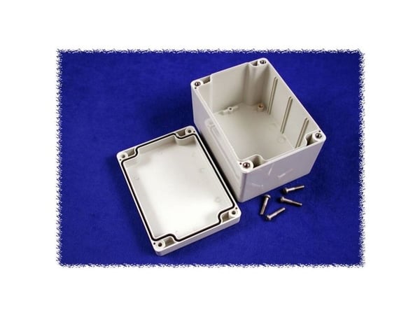 Hammond Electronics 1554G2GY Universalskap 120 x 90 x 80 Polykarbonat Grå 1 stk