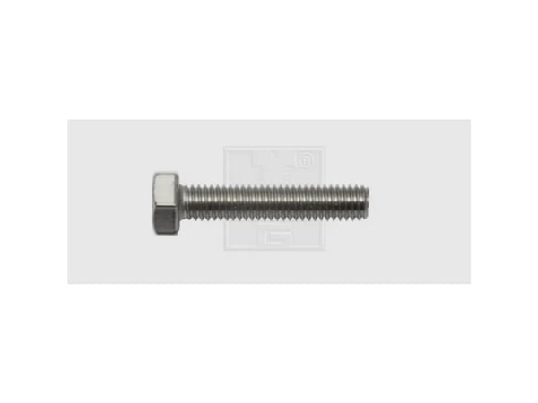 SWG Sekskantsskruer M6 30 mm Udvendig sekskant DIN 933 Rustfrit stål A2 40 stk