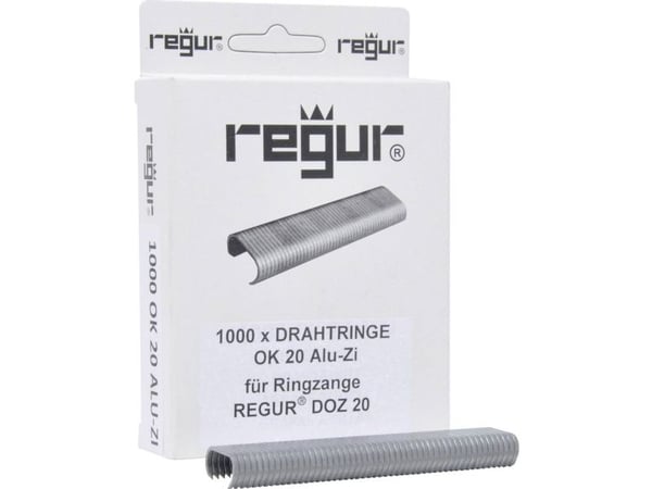 Regur 60715 trådringer, 1000 stk, dimensjoner (L x B) 10 mm x 90 mm