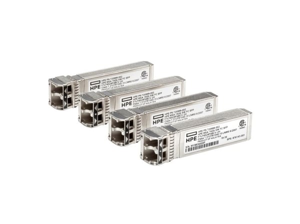 HPE - SFP+ transceivermodul - 16 Gb-fiberkanal (SW) - Fiberkanal (en pakke 4)